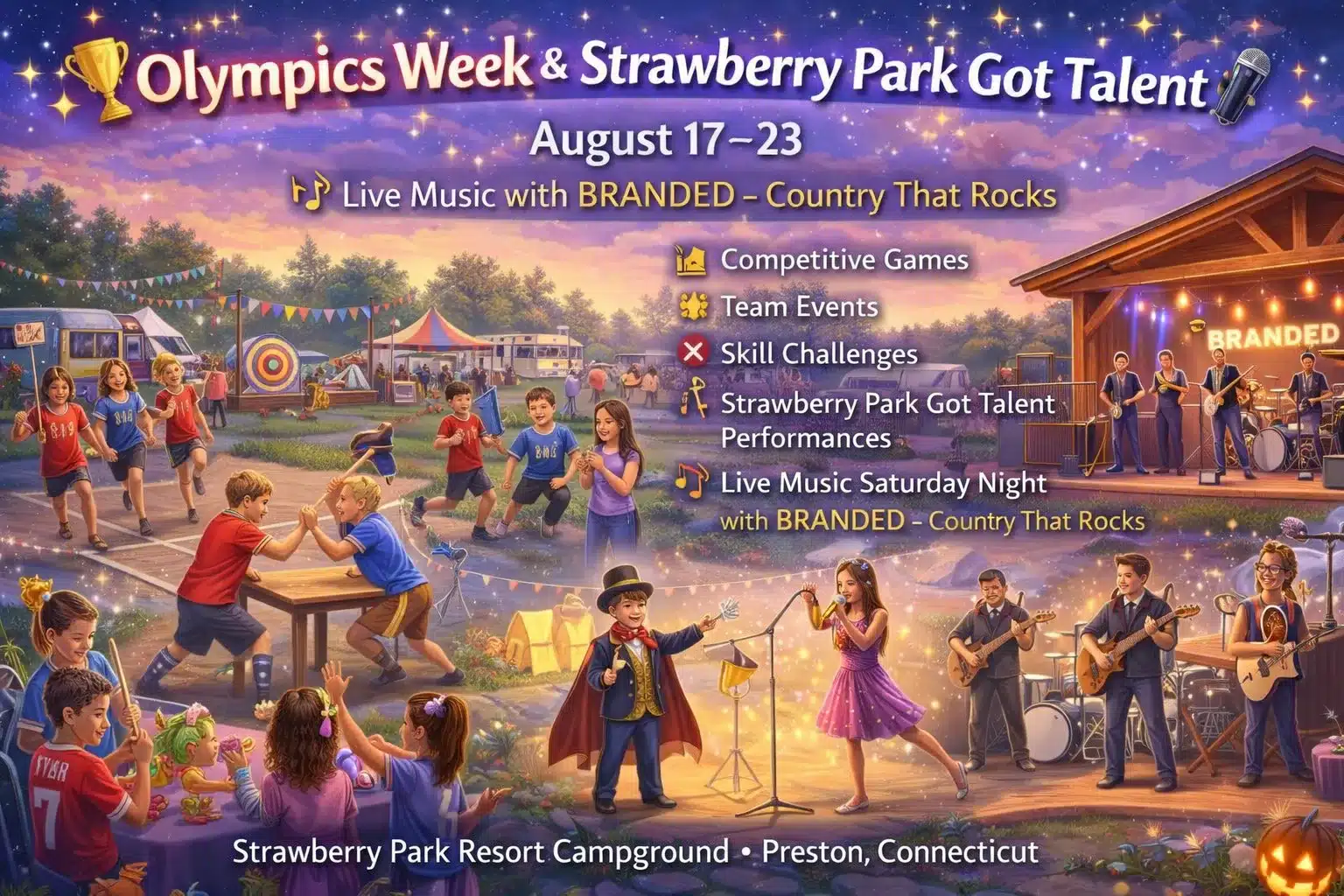 Olympics/Strawberry Park’s Got Talent